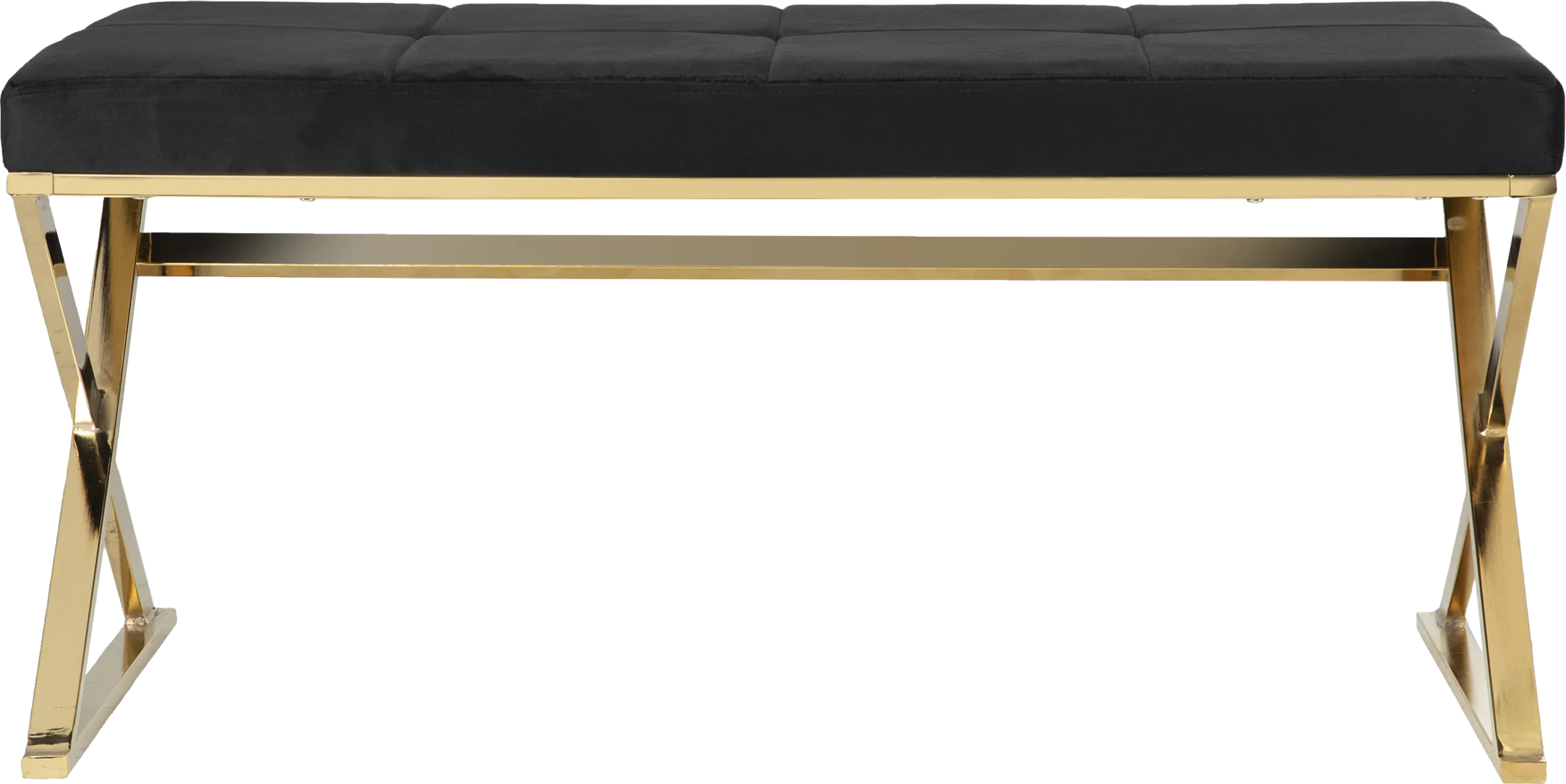 Wyncote Black Accent Bench - Thumbnail - Image 3