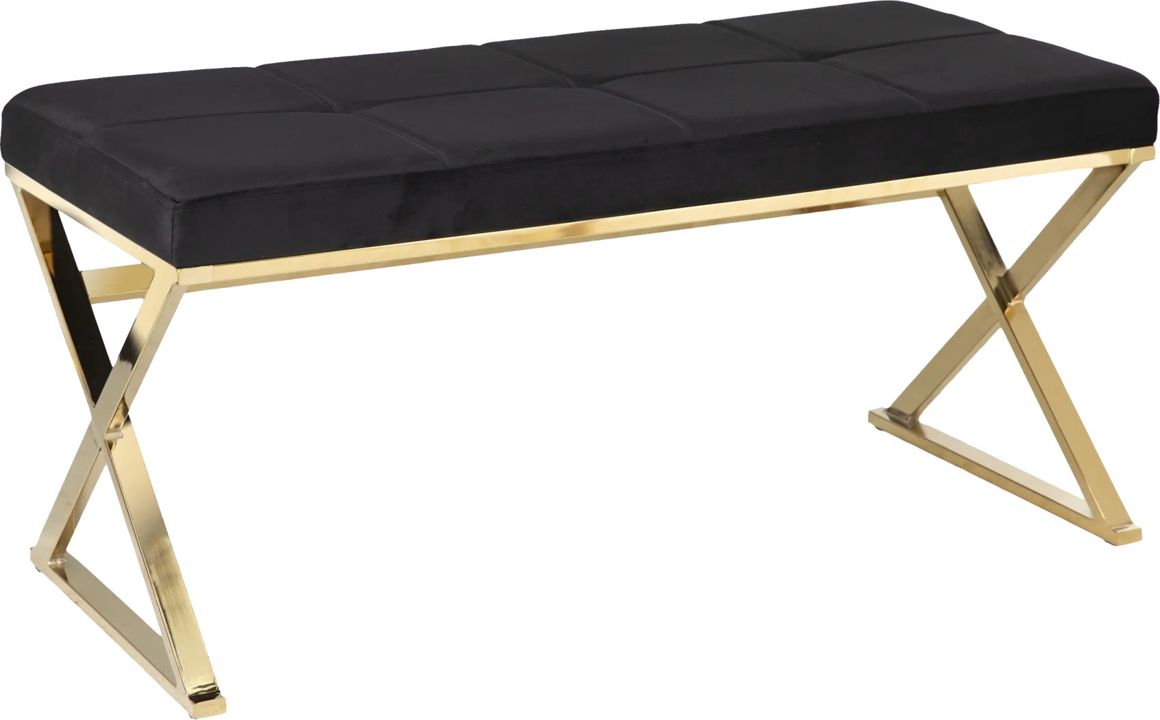Wyncote Black Accent Bench - Thumbnail - Image 1