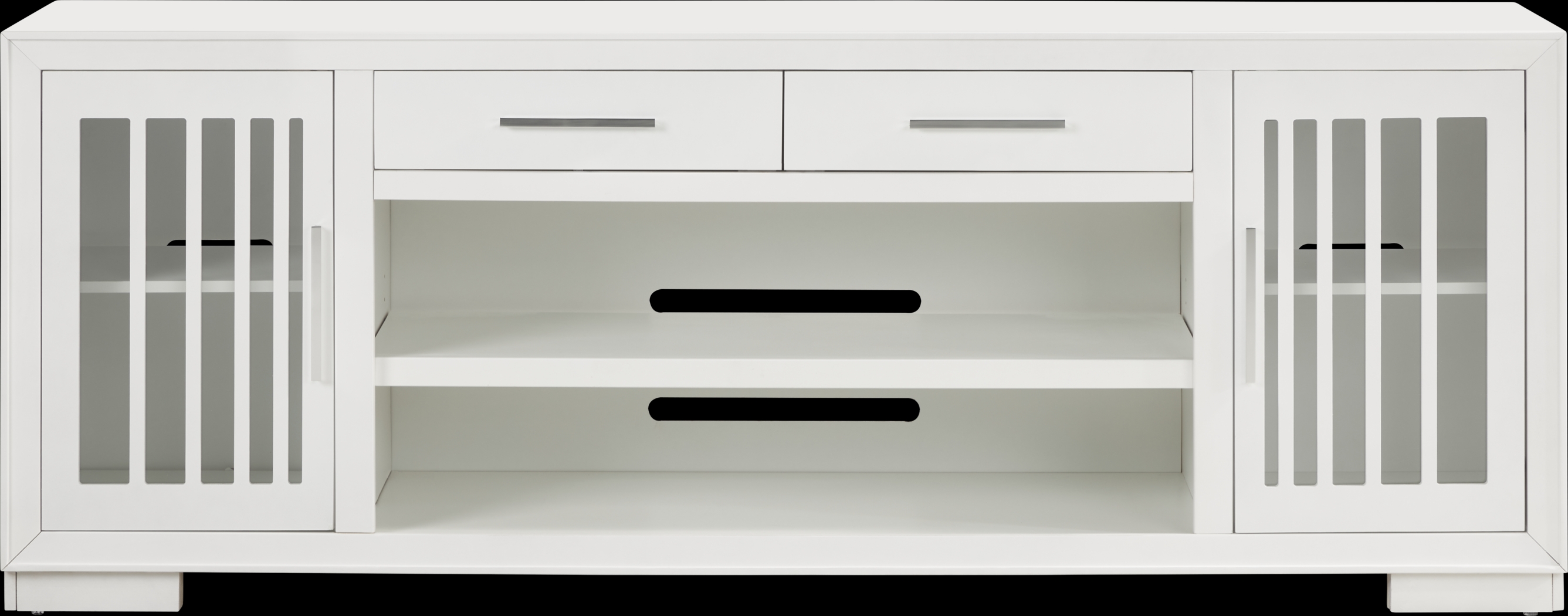 Wyndell Way White 81 in. Console - Thumbnail - Image 1