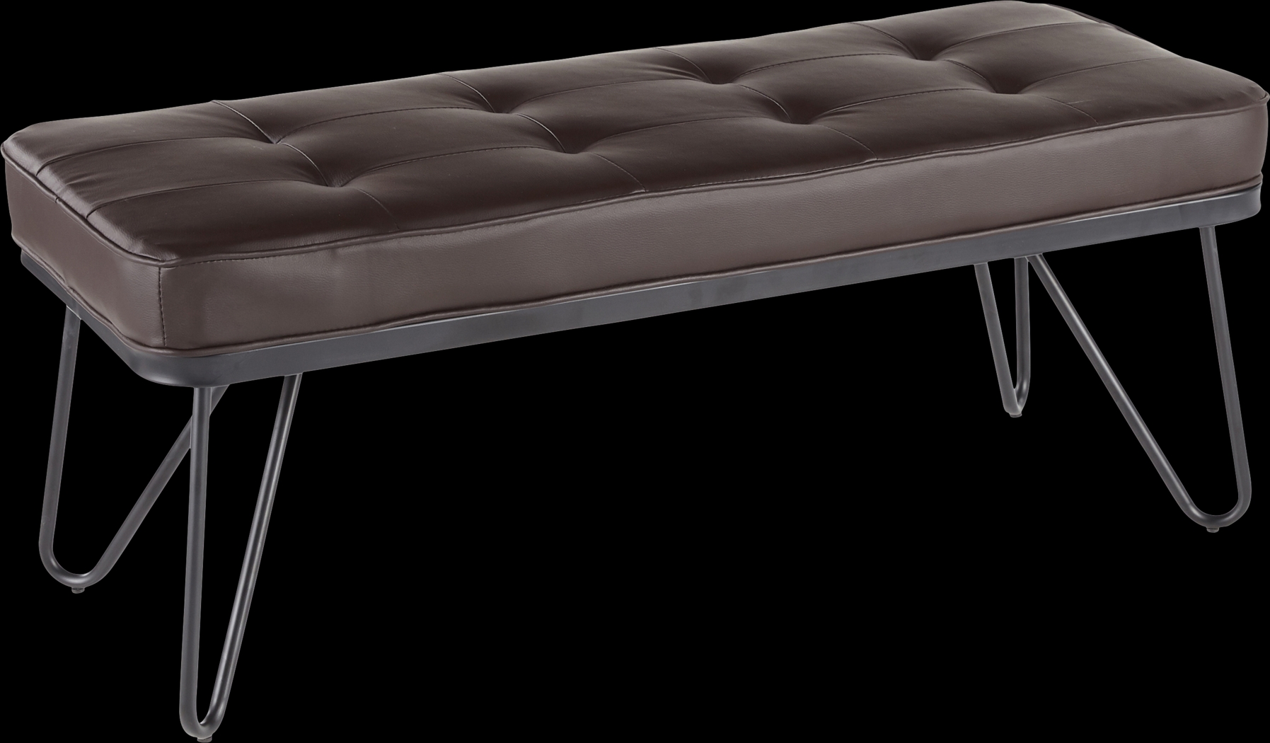 Wynden Brown Accent Bench - Thumbnail - Image 1