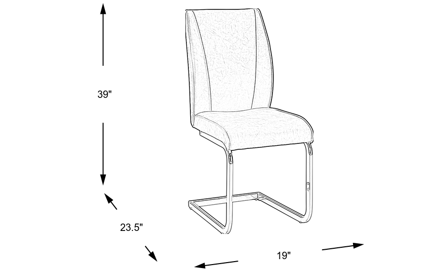 Dimension Image. Please refer to the Dimension Tab on this page for dimension details.