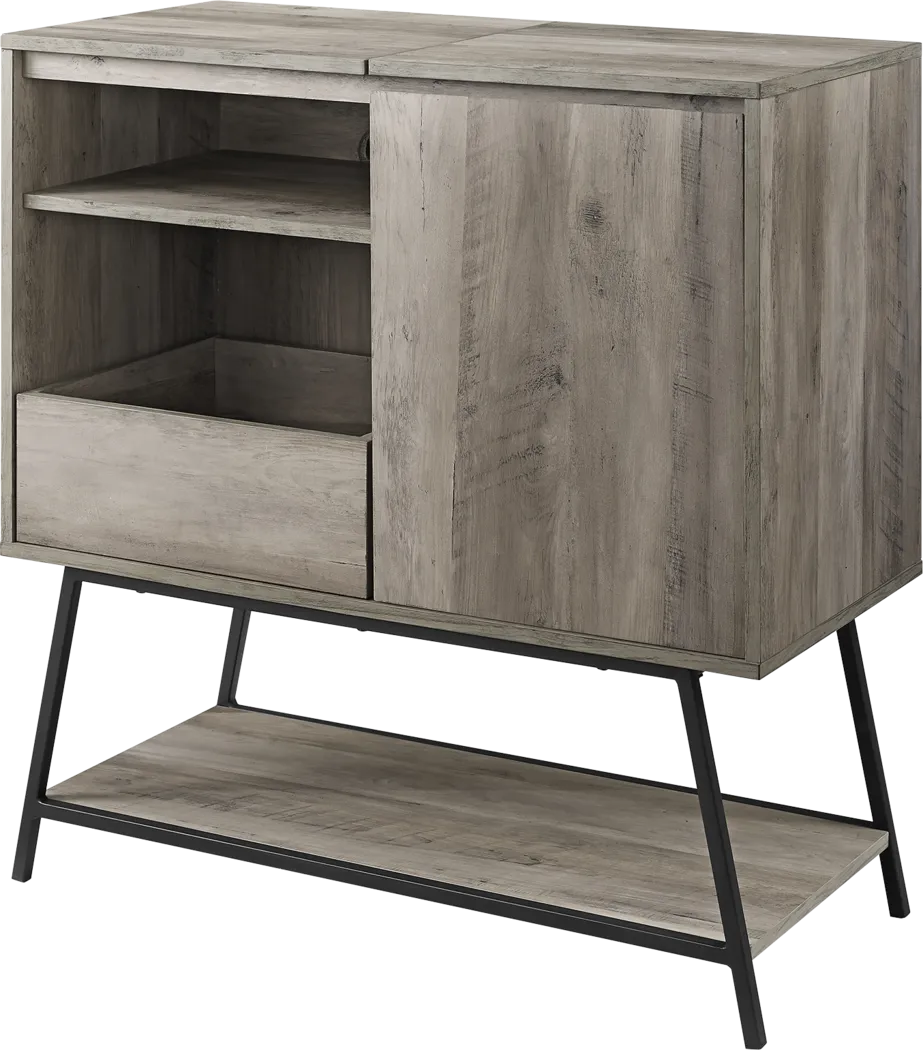 Wyndhurst Gray Accent Cabinet - Thumbnail - Image 3