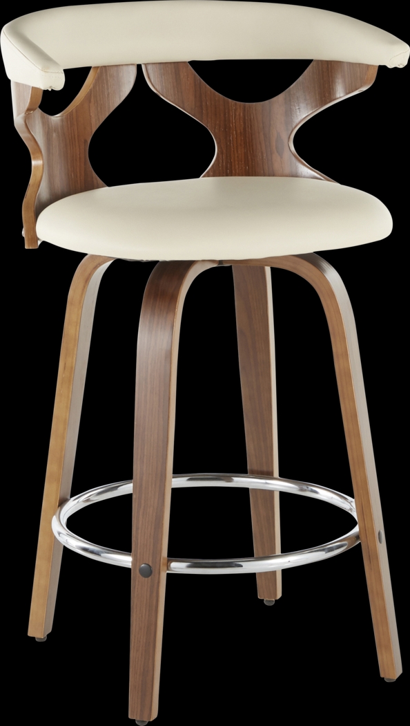 Wyndmoor Cream Counter Height Stool, Set of 2 - Thumbnail - Image 3