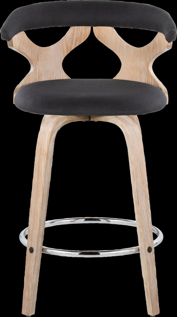 Wyndmoor II Charcoal Swivel Counter Height Stool, Set of 2 - Thumbnail - Image 10