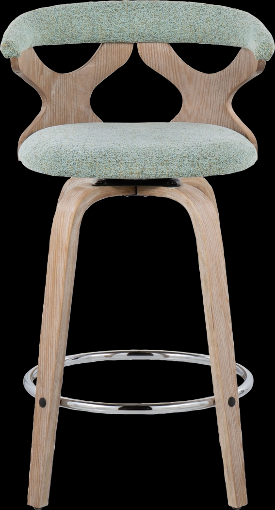 Wyndmoor II Seafoam Swivel Counter Height Stool, Set of 2 - Thumbnail - Image 10