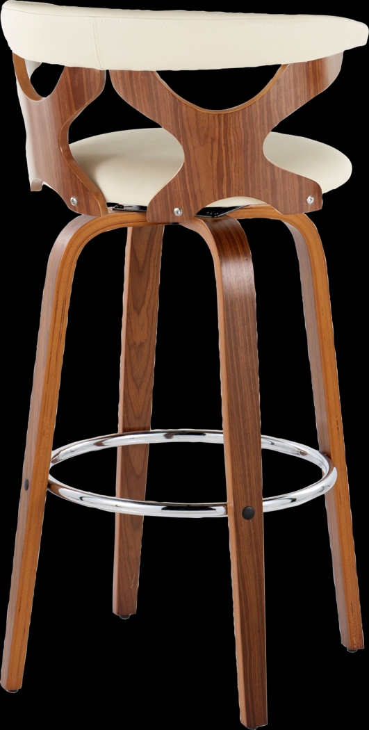Wyndmoor III Cream Swivel Barstool, Set of 2 - Thumbnail - Image 8