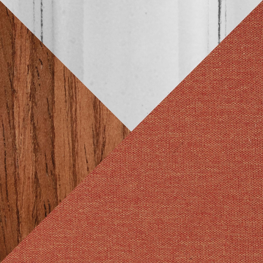 Wyndmoor III Orange Swivel Barstool, Set of 2 - Thumbnail - Image 11