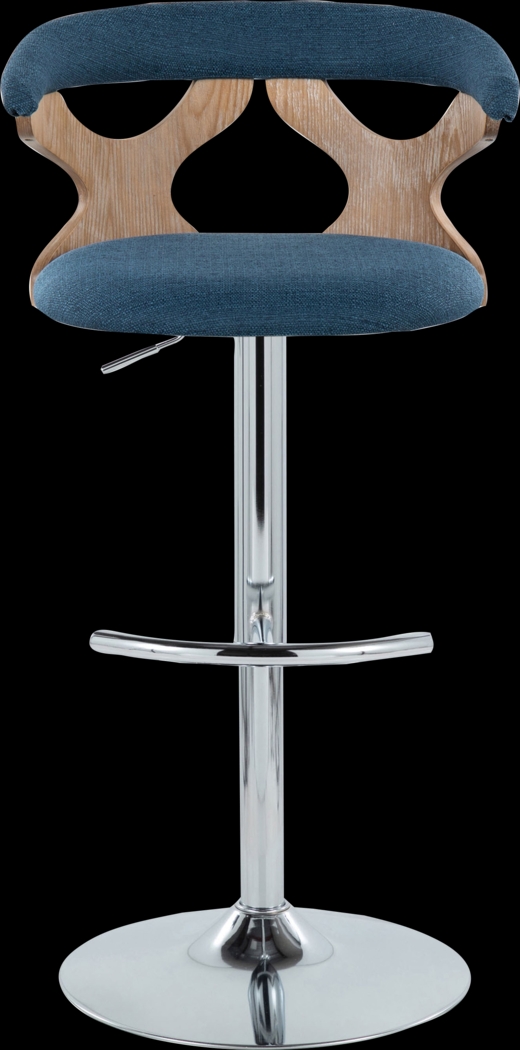 Wyndmoor IX Blue Adjustable Barstool, Set of 2 - Thumbnail - Image 10