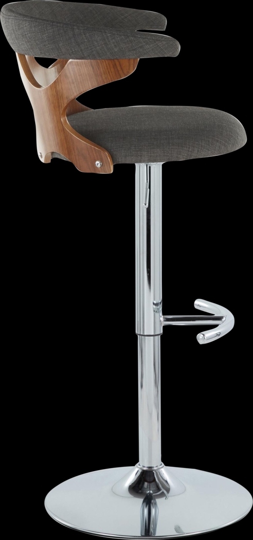 Wyndmoor IX Charcoal Adjustable Barstool, Set of 2 - Thumbnail - Image 6