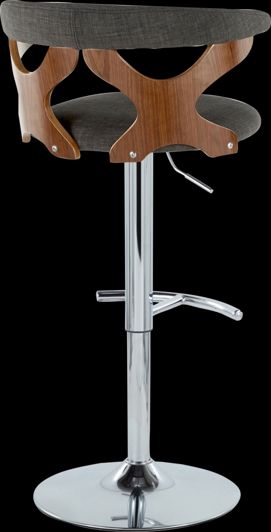 Wyndmoor IX Charcoal Adjustable Barstool, Set of 2 - Thumbnail - Image 8