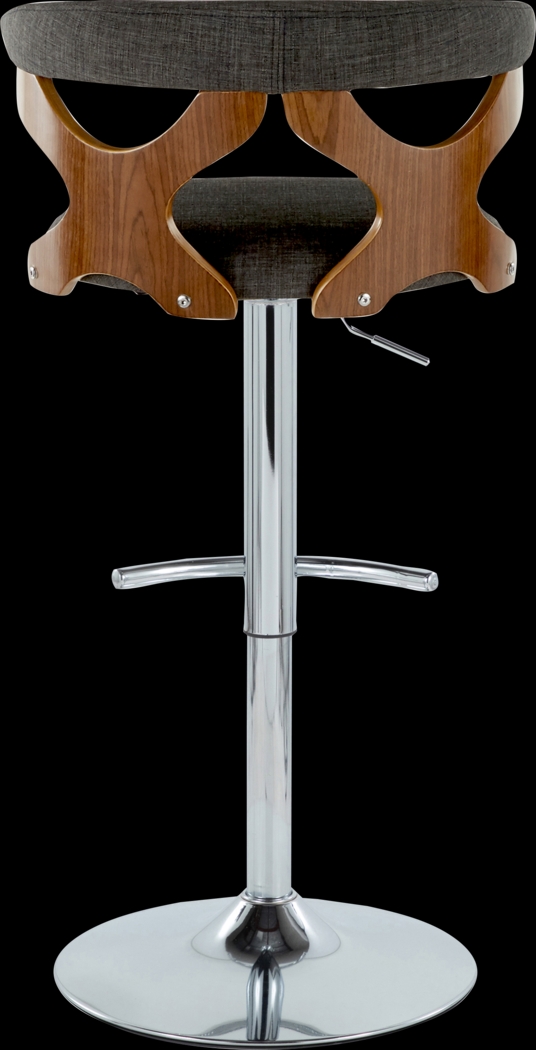 Wyndmoor IX Charcoal Adjustable Barstool, Set of 2 - Thumbnail - Image 9