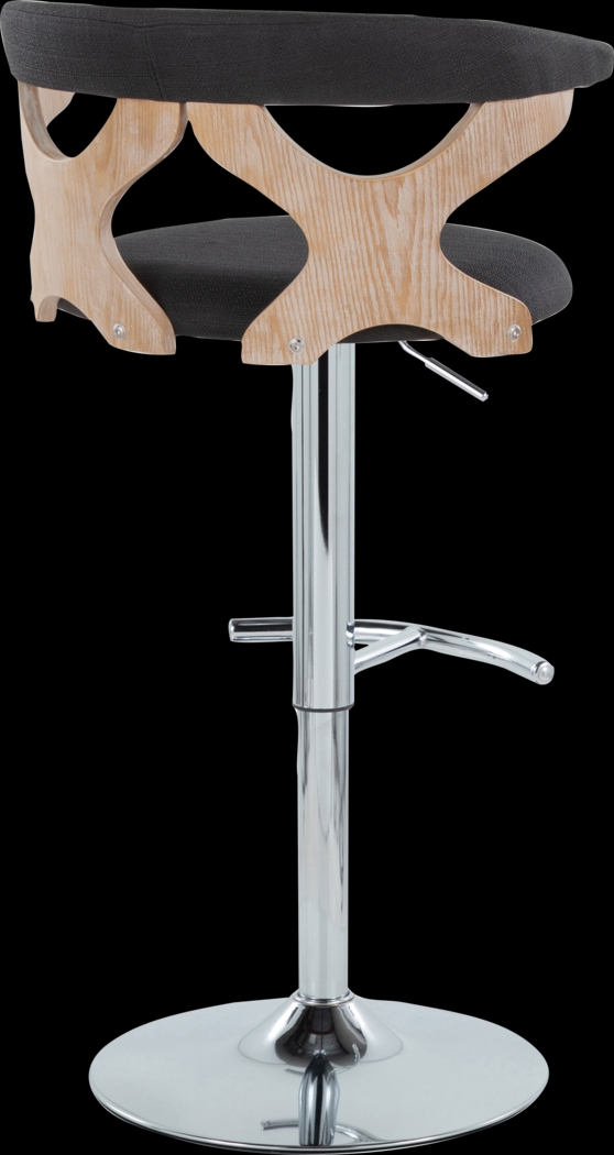 Wyndmoor IX Light Charcoal Adjustable Barstool, Set of 2 - Thumbnail - Image 8