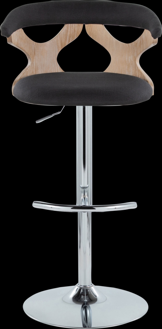 Wyndmoor IX Light Charcoal Adjustable Barstool, Set of 2 - Thumbnail - Image 10