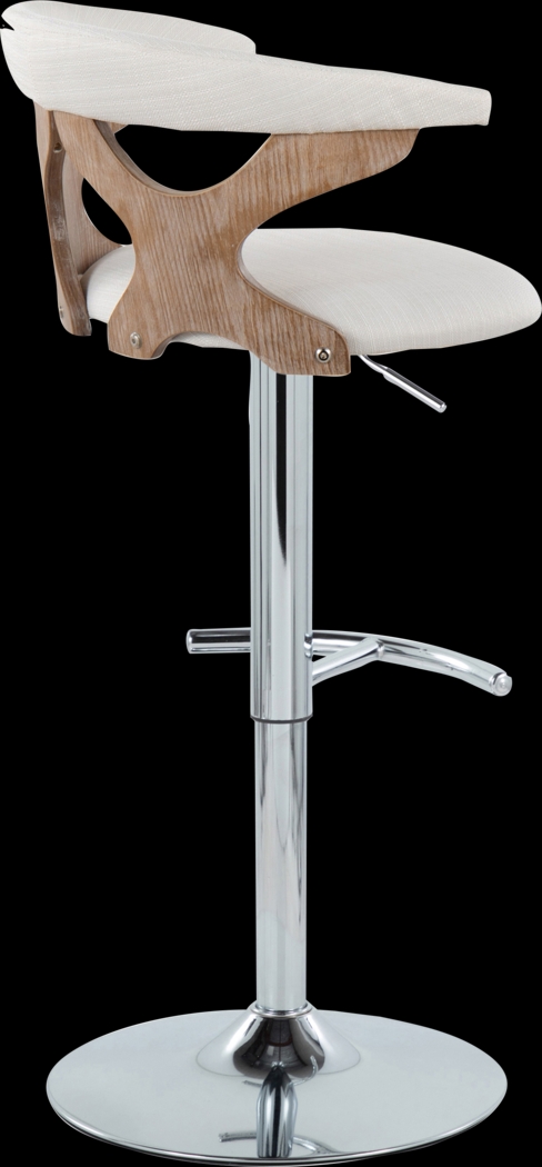 Wyndmoor IX Cream Adjustable Barstool, Set of 2 - Thumbnail - Image 9