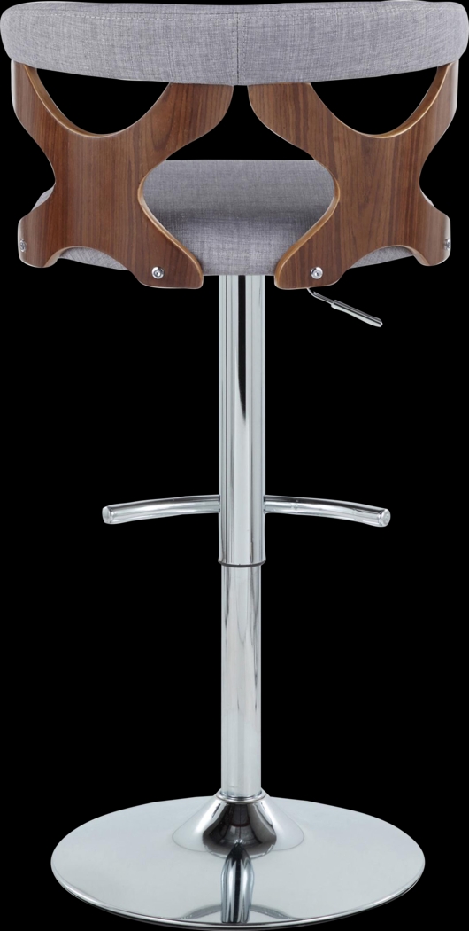 Wyndmoor IX Gray Adjustable Barstool, Set of 2 - Thumbnail - Image 9