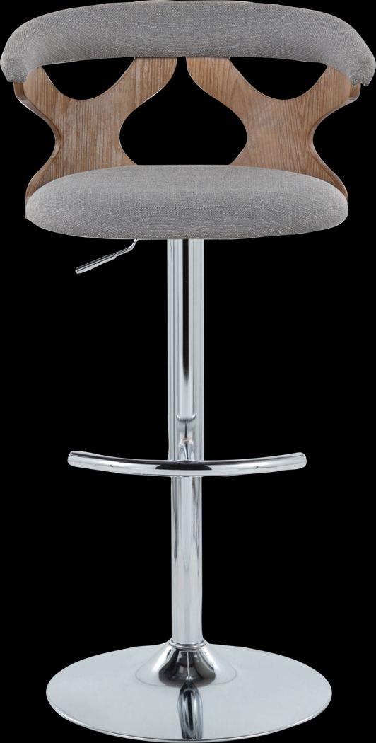 Wyndmoor IX Light Gray Adjustable Barstool, Set of 2 - Thumbnail - Image 10