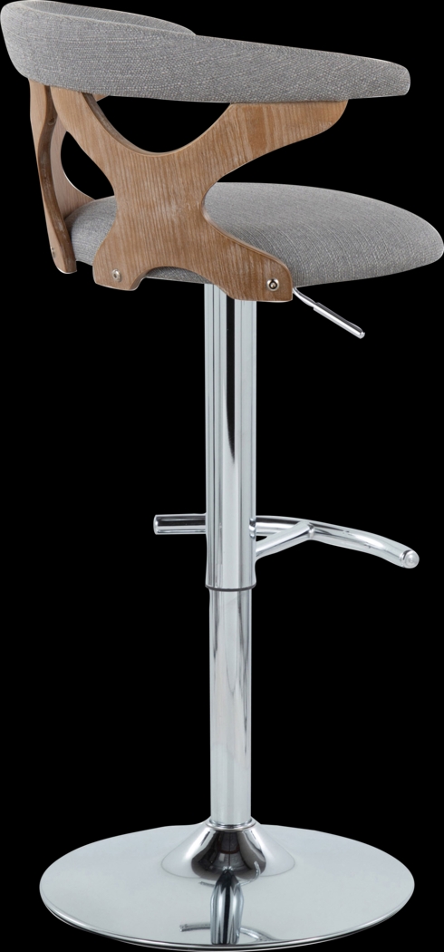 Wyndmoor IX Light Gray Adjustable Barstool, Set of 2 - Thumbnail - Image 8