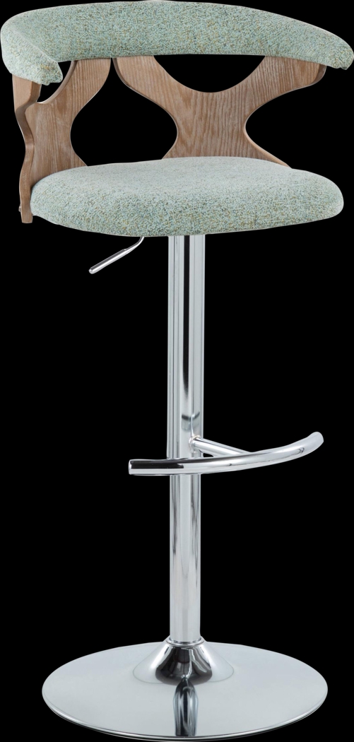 Wyndmoor IX Seafoam Adjustable Barstool, Set of 2 - Thumbnail - Image 6