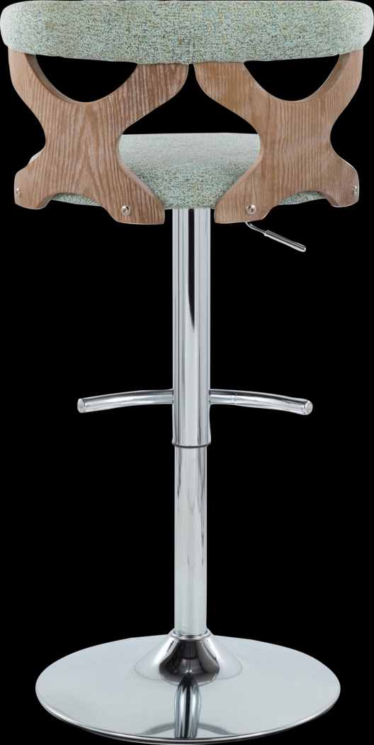 Wyndmoor IX Seafoam Adjustable Barstool, Set of 2 - Thumbnail - Image 9