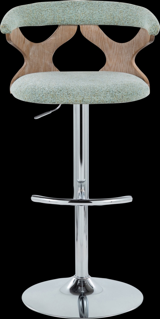 Wyndmoor IX Seafoam Adjustable Barstool, Set of 2 - Thumbnail - Image 10