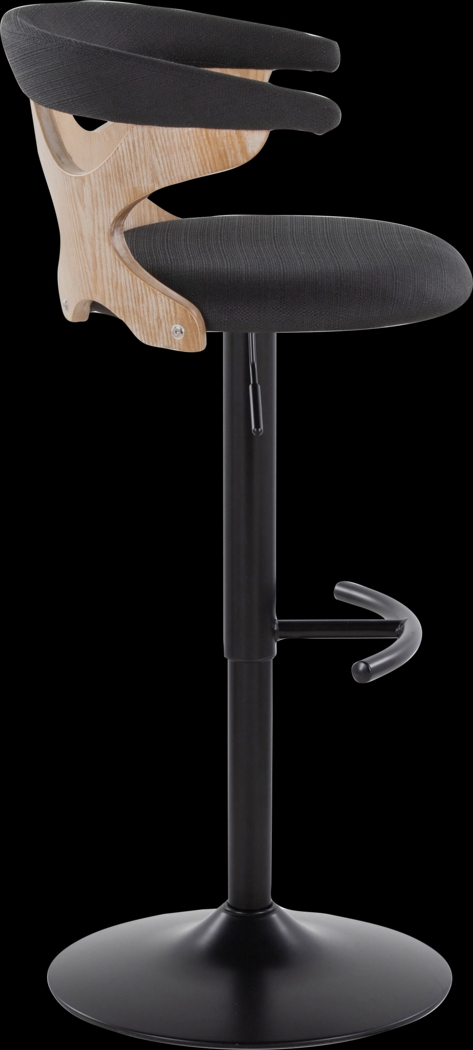 Wyndmoor VI Charcoal Adjustable Barstool, Set of 2 - Thumbnail - Image 8