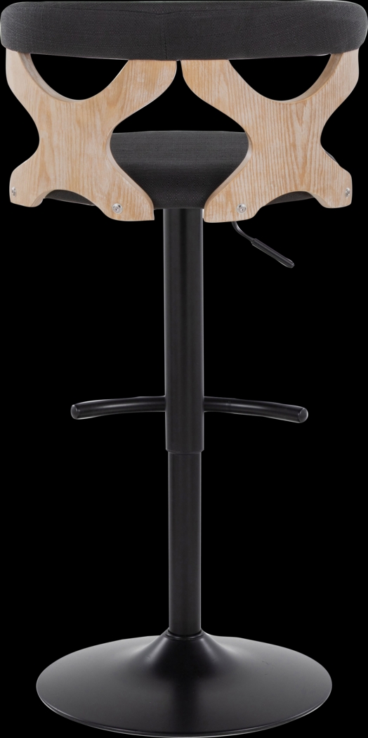 Wyndmoor VI Charcoal Adjustable Barstool, Set of 2 - Thumbnail - Image 10