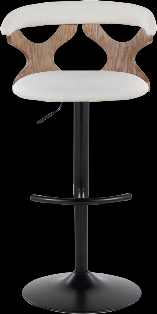 Wyndmoor VI Cream Adjustable Barstool, Set of 2 - Thumbnail - Image 6