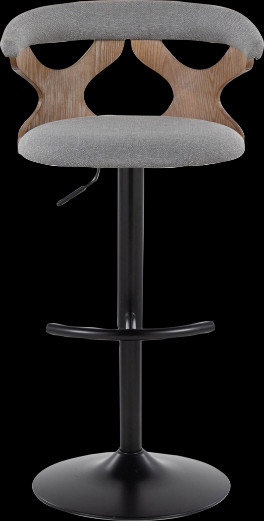 Wyndmoor VI Gray Adjustable Barstool, Set of 2 - Thumbnail - Image 6