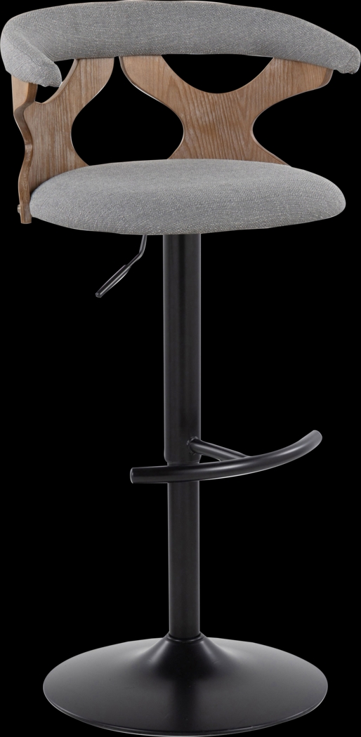 Wyndmoor VI Gray Adjustable Barstool, Set of 2 - Thumbnail - Image 7