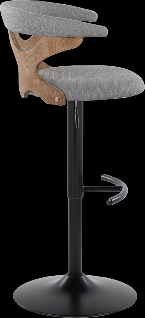 Wyndmoor VI Gray Adjustable Barstool, Set of 2 - Thumbnail - Image 10