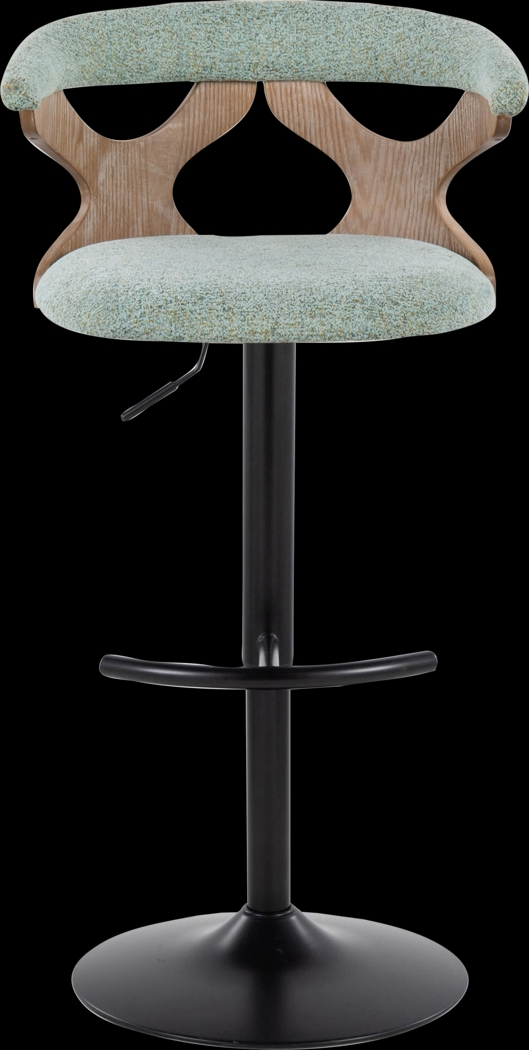 Wyndmoor VI Seafoam Adjustable Barstool, Set of 2 - Thumbnail - Image 6