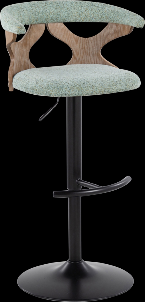 Wyndmoor VI Seafoam Adjustable Barstool, Set of 2 - Thumbnail - Image 7