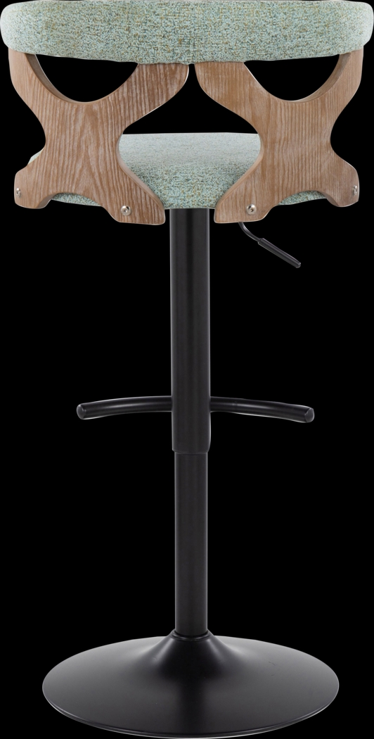 Wyndmoor VI Seafoam Adjustable Barstool, Set of 2 - Thumbnail - Image 9
