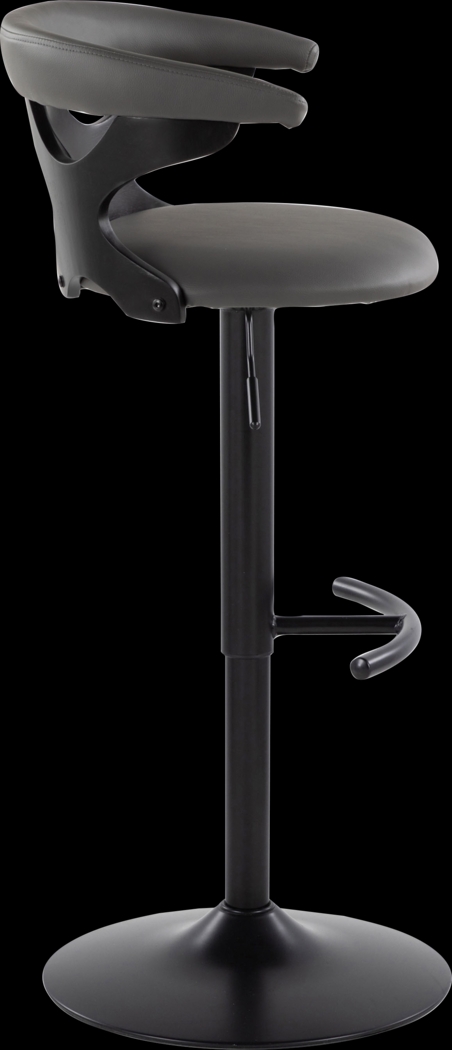 Wyndmoor VII Black Adjustable Barstool, Set of 2 - Thumbnail - Image 8