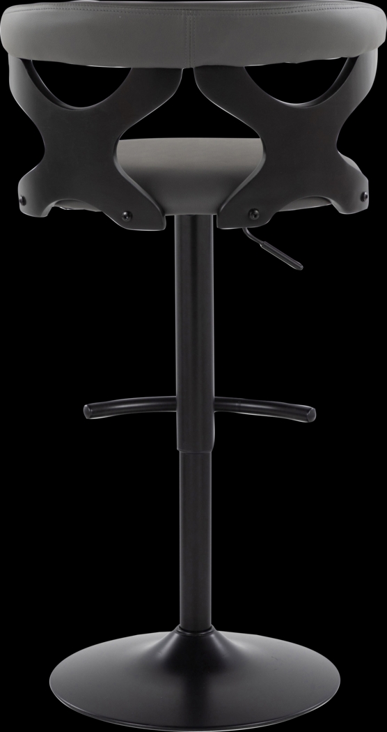 Wyndmoor VII Black Adjustable Barstool, Set of 2 - Thumbnail - Image 10