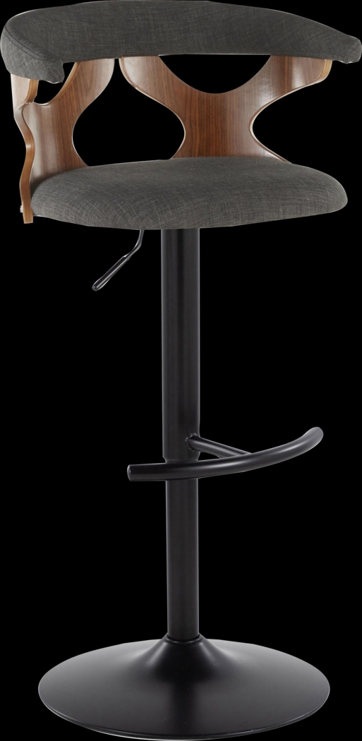 Wyndmoor VIII Charcoal Adjustable Barstool, Set of 2 - Thumbnail - Image 6