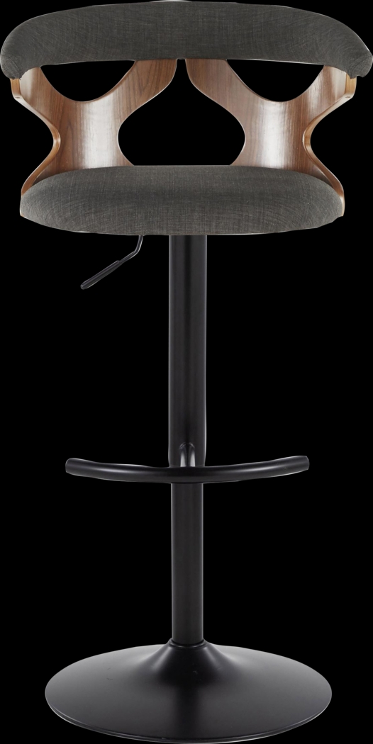 Wyndmoor VIII Charcoal Adjustable Barstool, Set of 2 - Thumbnail - Image 9