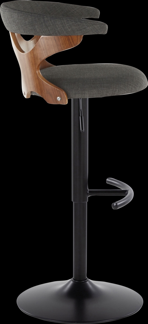 Wyndmoor VIII Charcoal Adjustable Barstool, Set of 2 - Thumbnail - Image 10