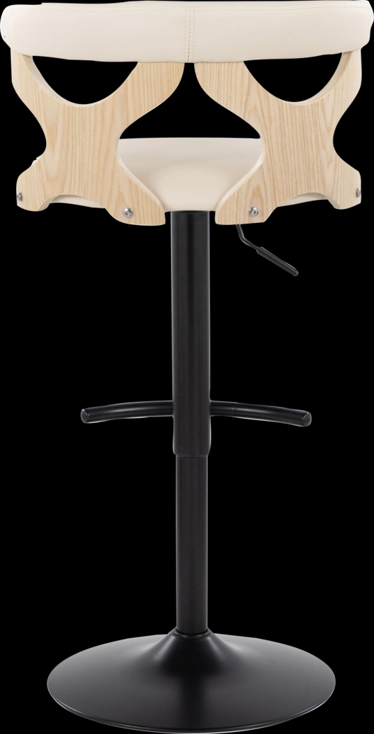 Wyndmoor X Cream Adjustable Barstool, Set of 2 - Thumbnail - Image 8