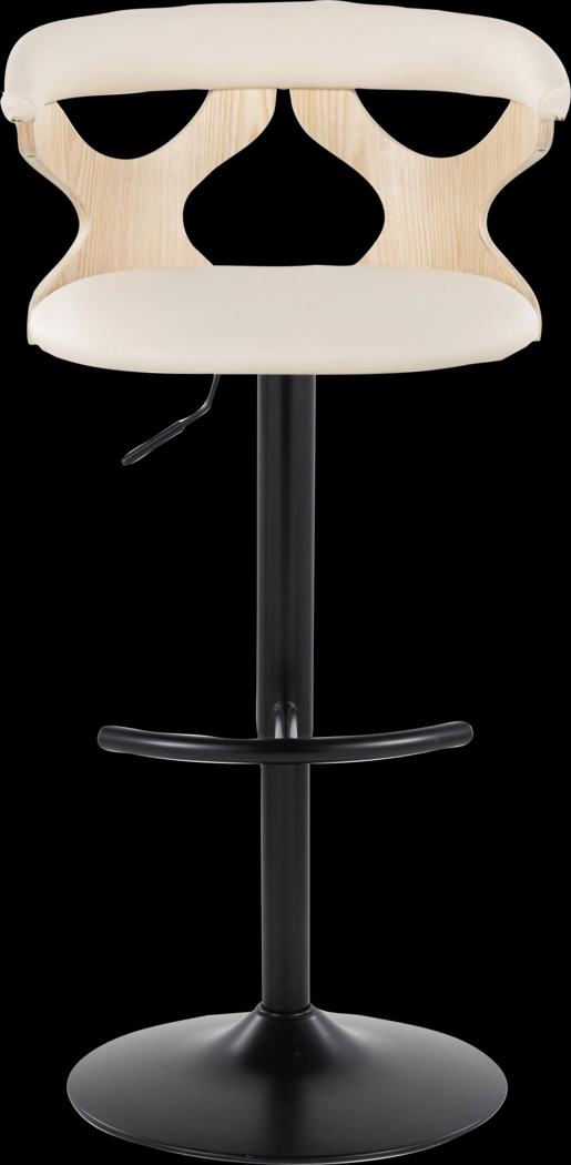 Wyndmoor X Cream Adjustable Barstool, Set of 2 - Thumbnail - Image 9