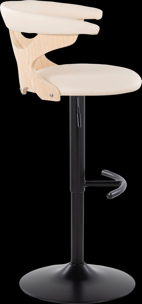 Wyndmoor X Cream Adjustable Barstool, Set of 2 - Thumbnail - Image 10