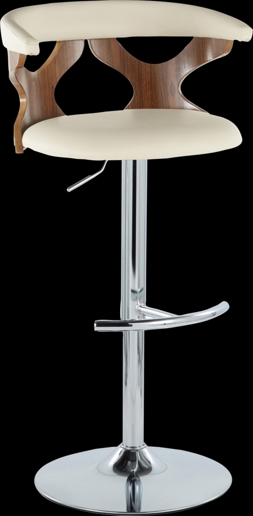 Wyndmoor XV Cream Adjustable Barstool, Set of 2 - Thumbnail - Image 7