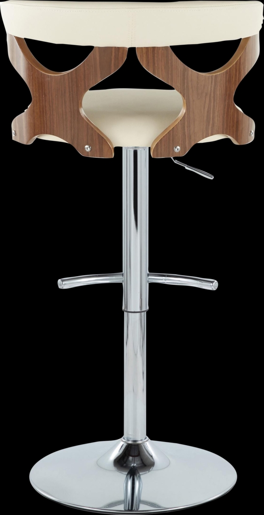 Wyndmoor XV Cream Adjustable Barstool, Set of 2 - Thumbnail - Image 9