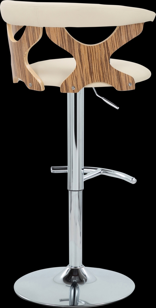 Wyndmoor XVI Cream Adjustable Barstool, Set of 2 - Thumbnail - Image 8