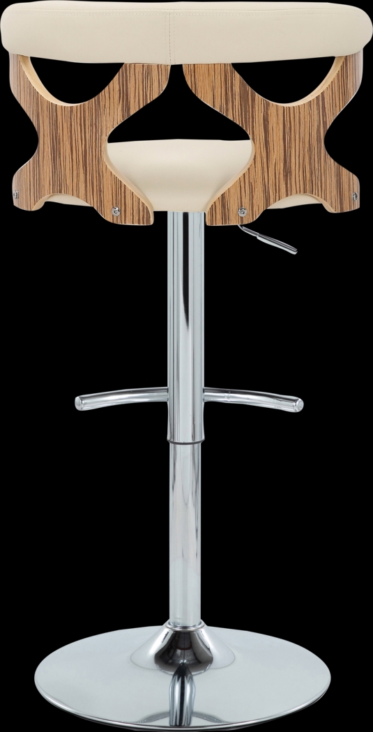 Wyndmoor XVI Cream Adjustable Barstool, Set of 2 - Thumbnail - Image 9