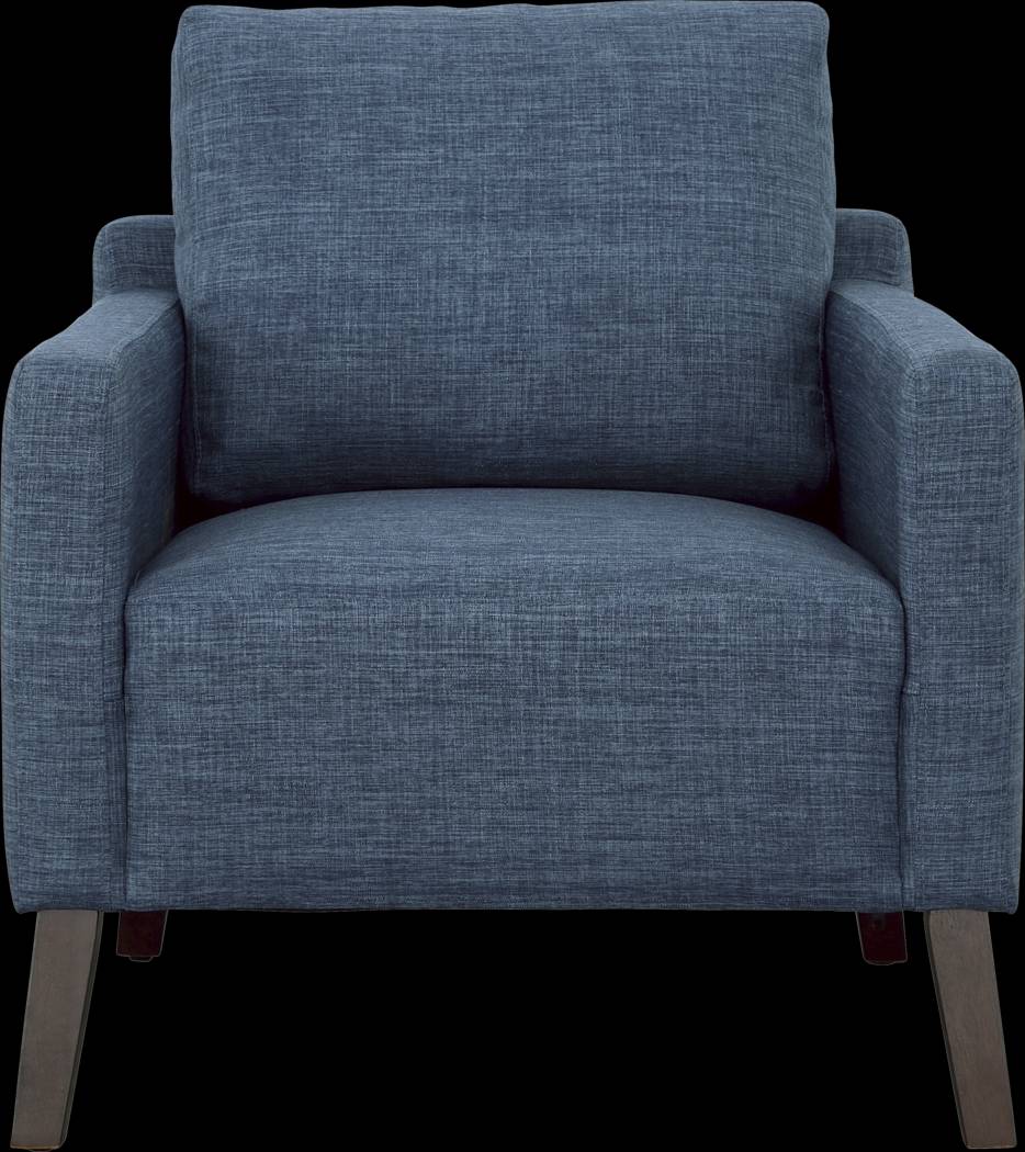 Wyndon Blue Accent Chair - Thumbnail - Image 4
