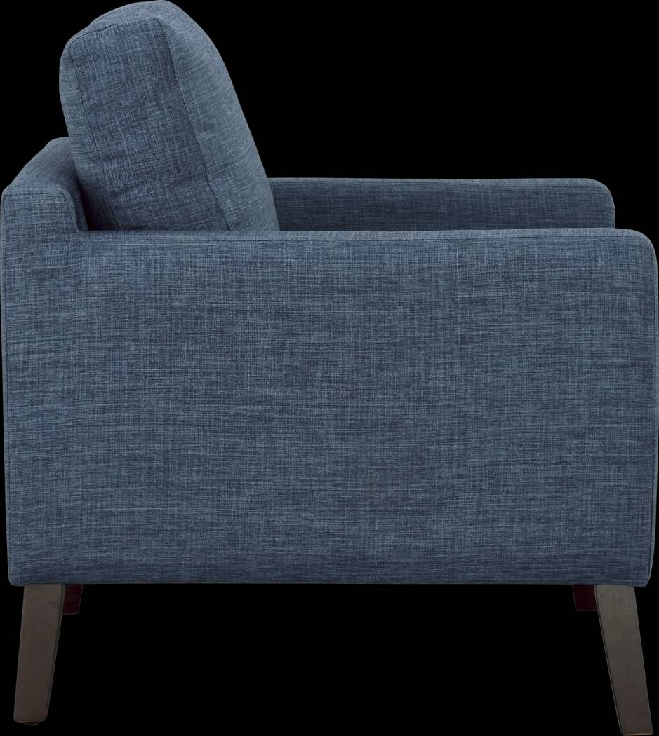Wyndon Blue Accent Chair - Thumbnail - Image 5