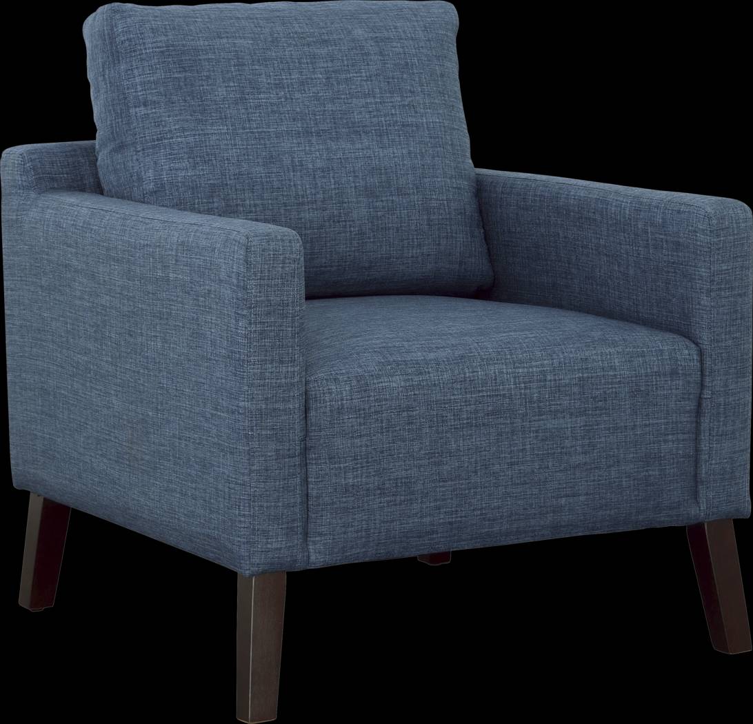 Wyndon Blue Accent Chair - Thumbnail - Image 1