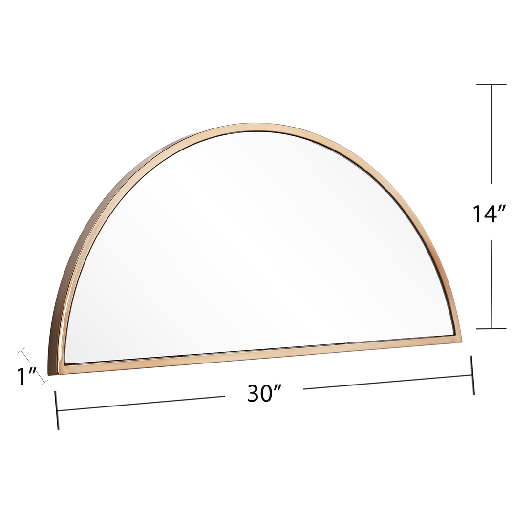 Wyndowlyn Small Gold Mirror - Thumbnail - Image 5