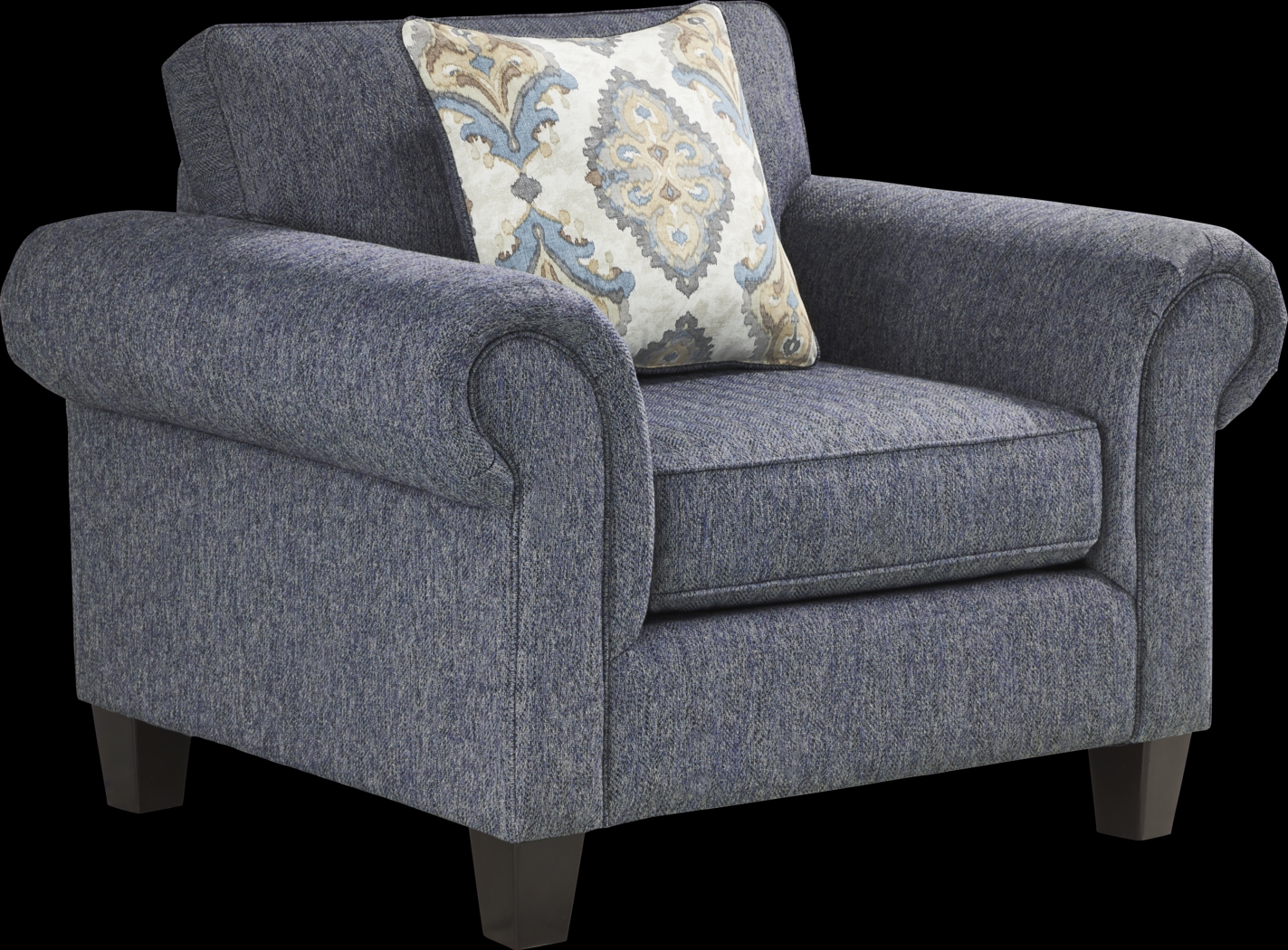 Wyndsor Way Blue 8 Pc Living Room - Thumbnail - Image 8